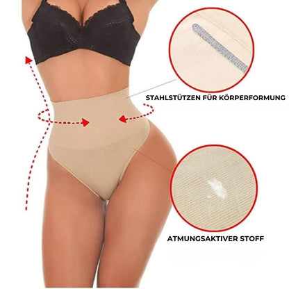 SlimCurve - Nahtloser hoher Taillenslip für einen straffen Bauch