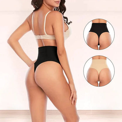 SlimCurve - Nahtloser hoher Taillenslip für einen straffen Bauch